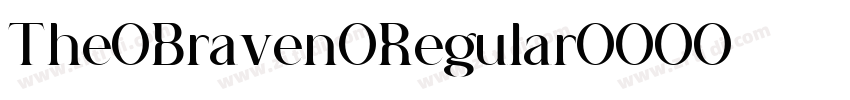 The Braven Regular字体转换